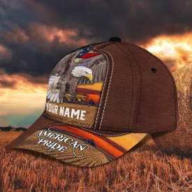 3D Classic Cap American Pride Personalized Name Cap Namashops