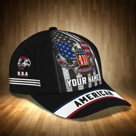 3D Classic Cap American Pride Personalized Name Cap55Namashops