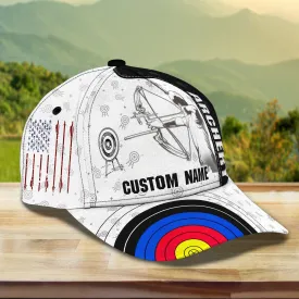 3D Classic Cap Archery Personalized Name Cap 174 Namashops