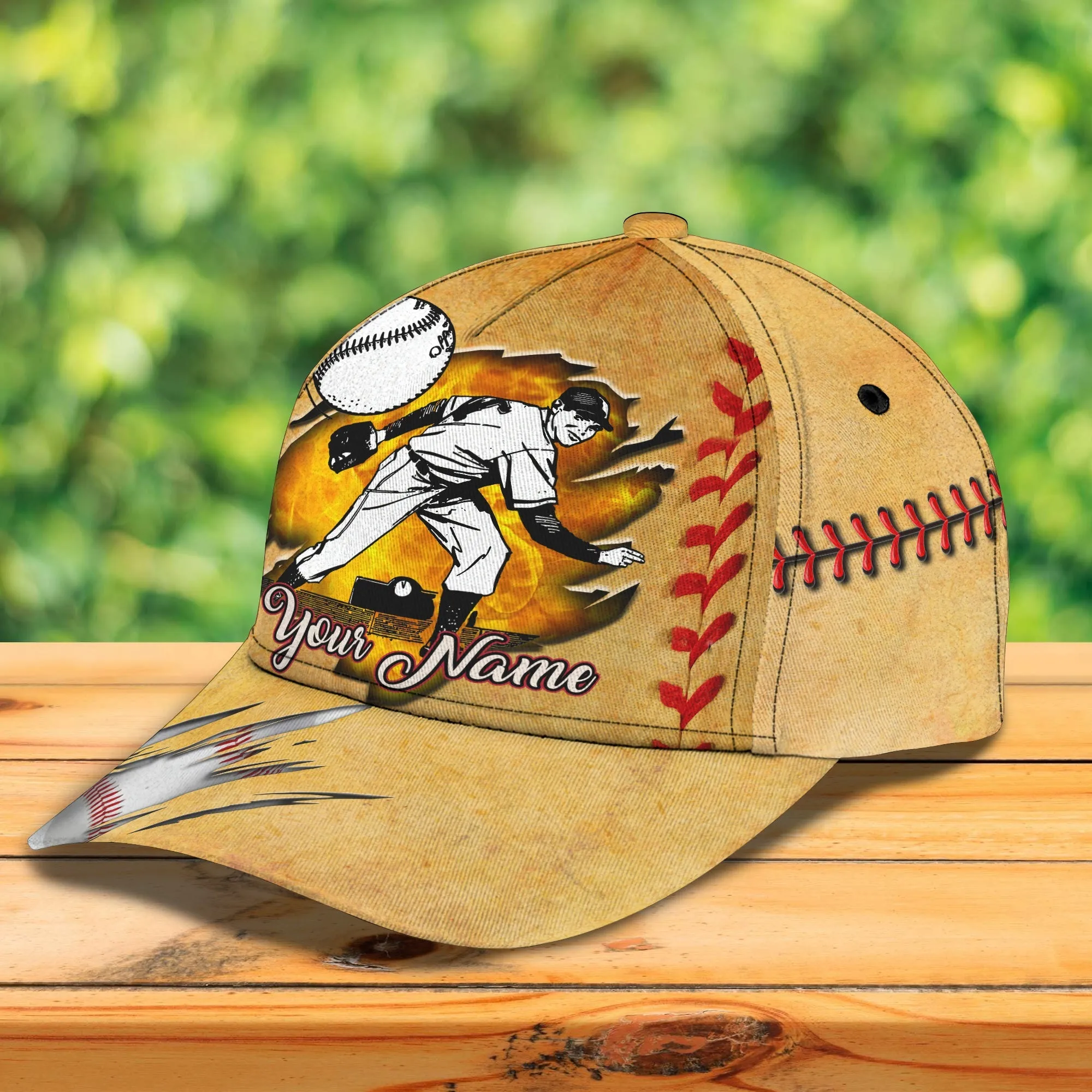 3D Classic Cap Baseball 01 Personalized Name Cap Namashops
