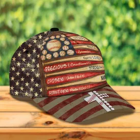 3D Classic Cap Baseball Personalized Name Cap 22 Namashops