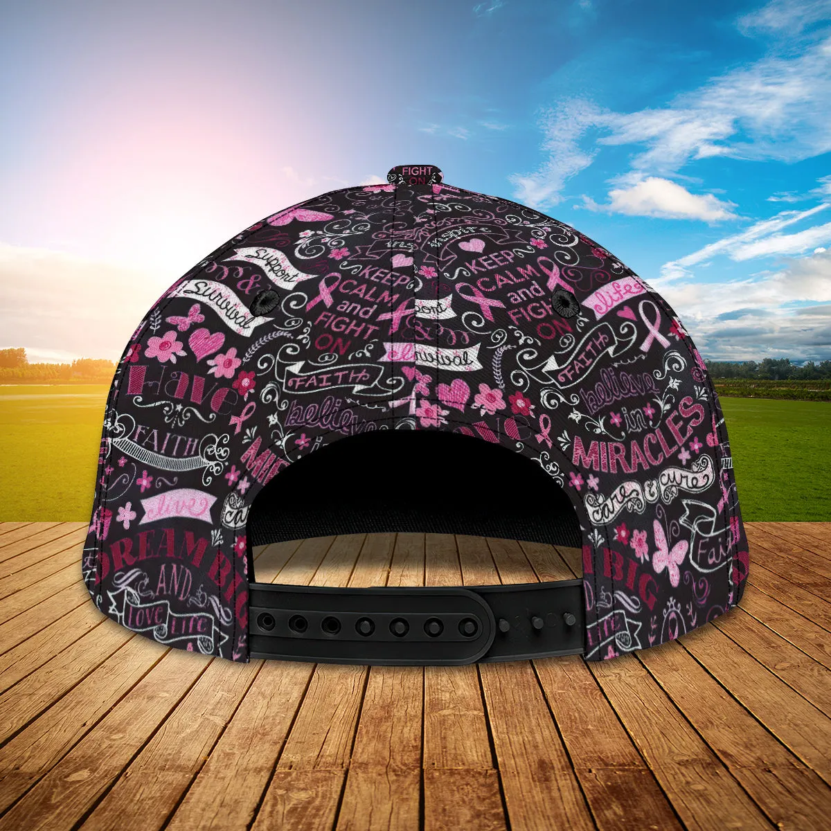 3D Classic Cap Bc Awareness Personalized Name Cap Namashops