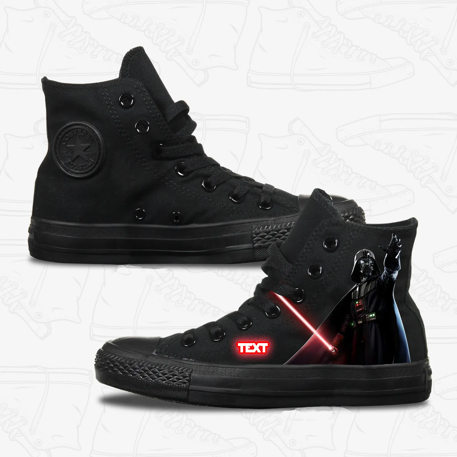 Adult Star Wars Custom Converse