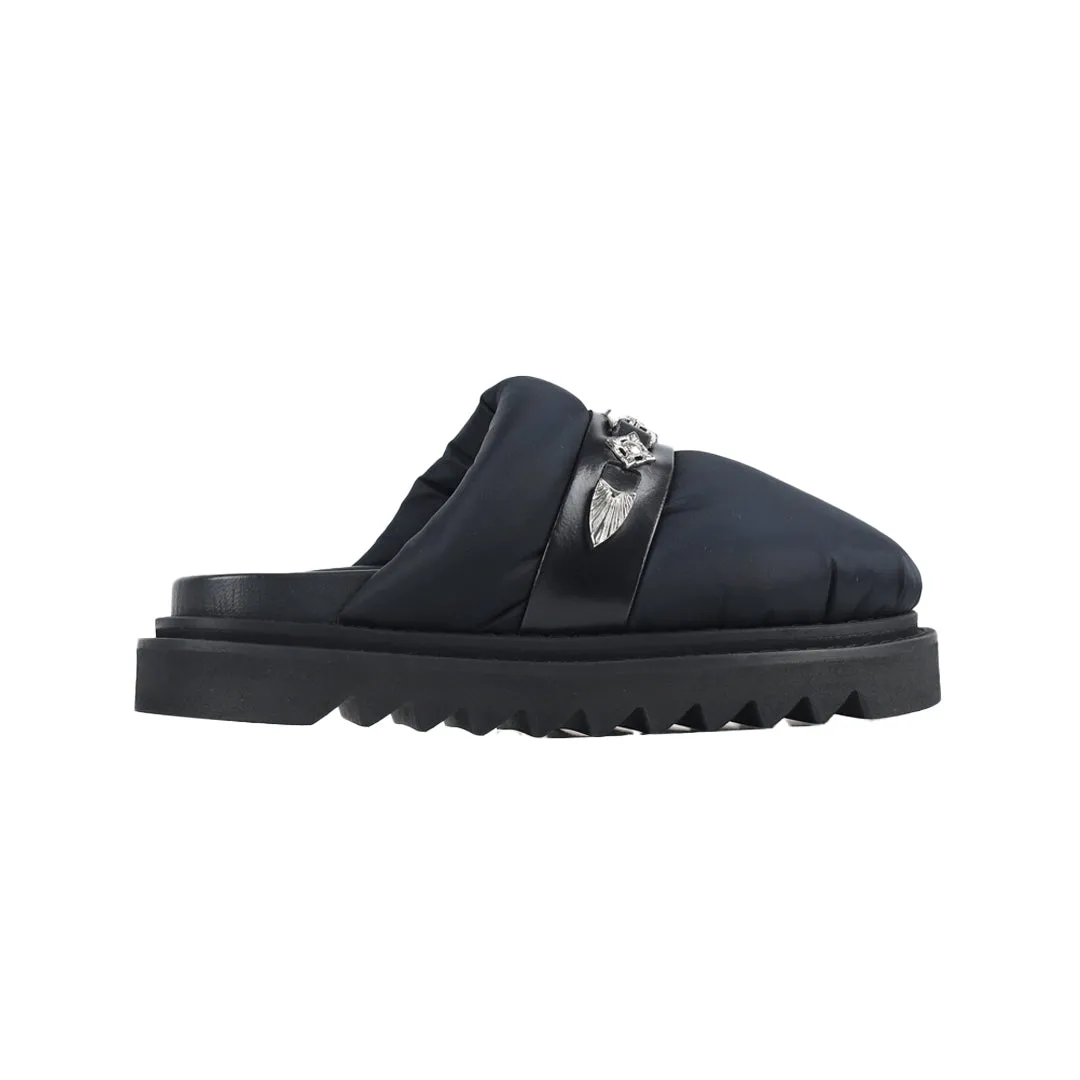 AJ1280 Padded Loafers Black Nylon