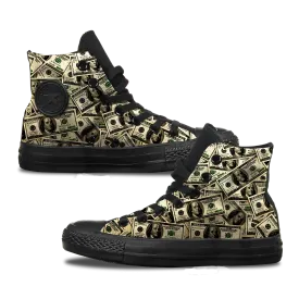 All About the Benjamins Custom Converse