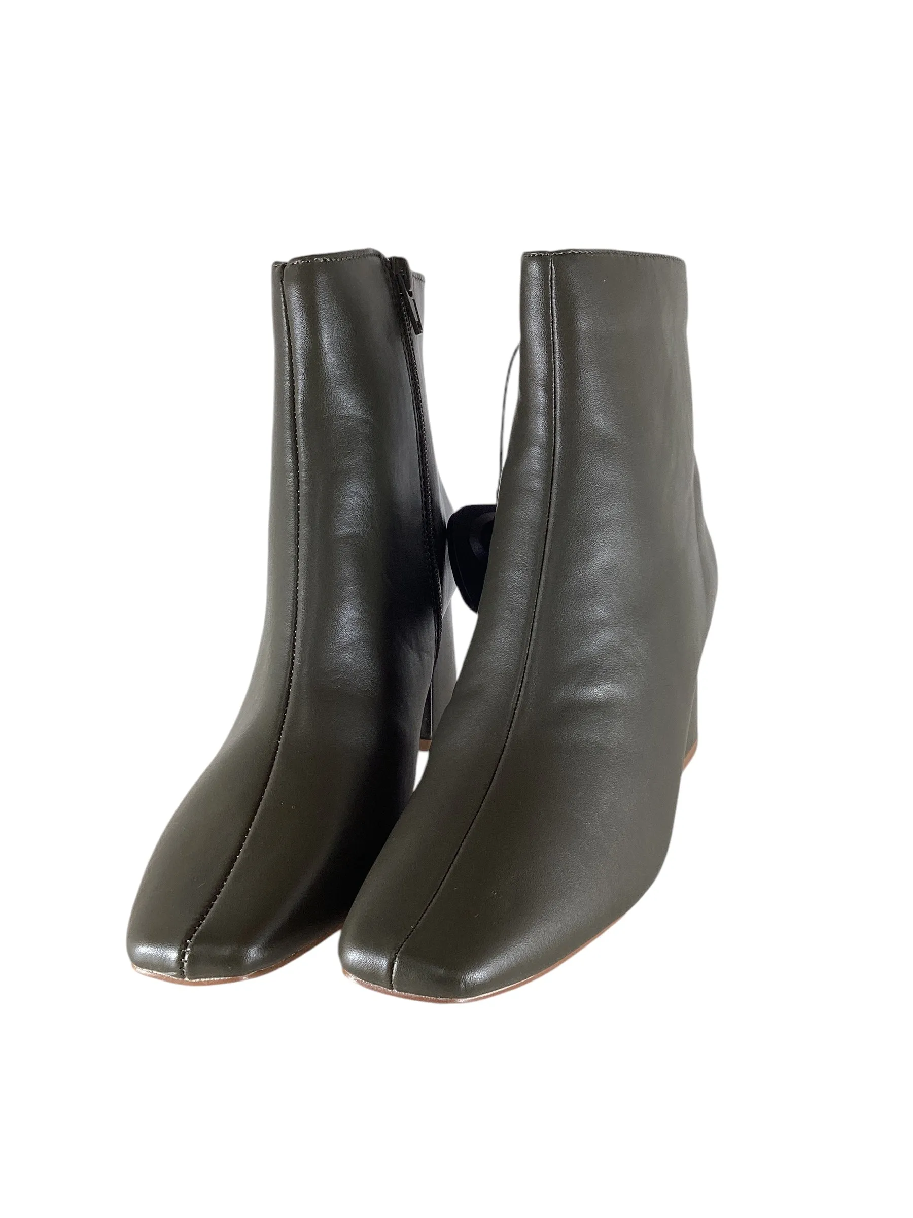 Boots Ankle Heels By Journee In Green, Size: 6