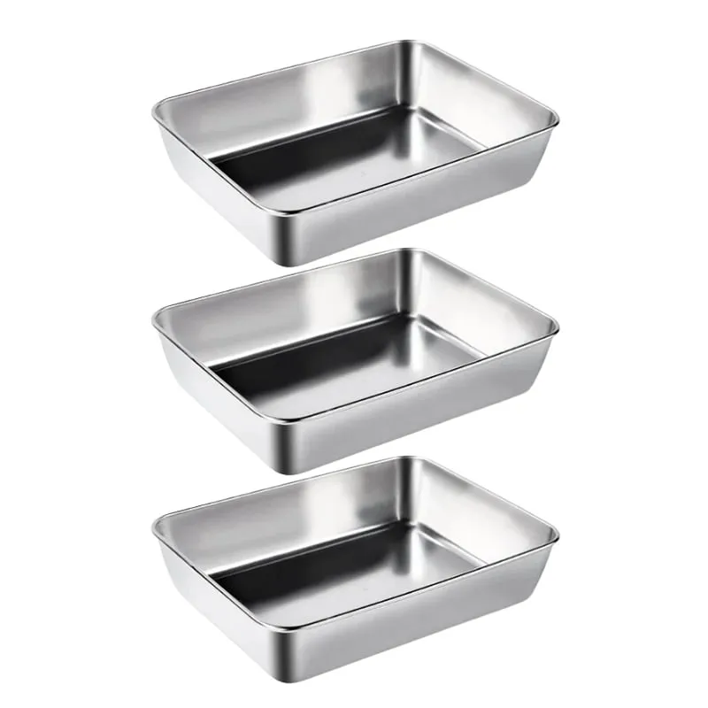 BUY 1 GET 1 FREE Stainless Steel Square Plate