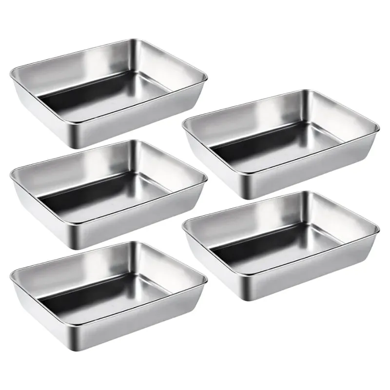 BUY 1 GET 1 FREE Stainless Steel Square Plate