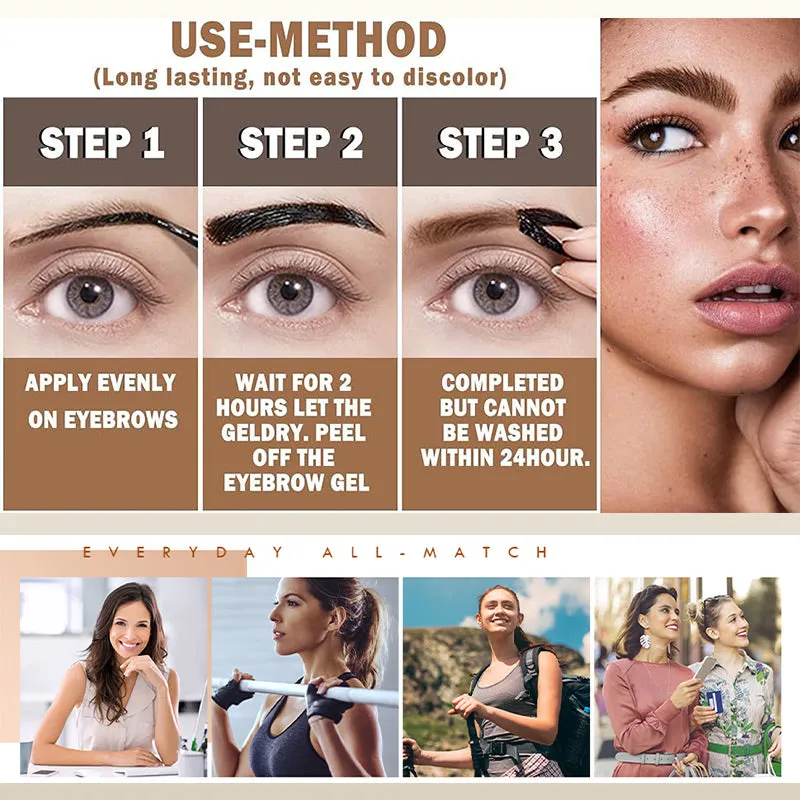BUY 1 GET 1 FREE!!Easy peel-off eyebrow gel