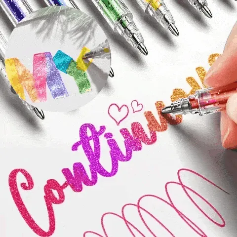 Buy 1 Get 1 FreeGlitter Gel Pen Set