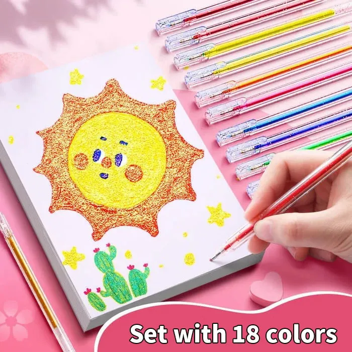 Buy 1 Get 1 FreeGlitter Gel Pen Set