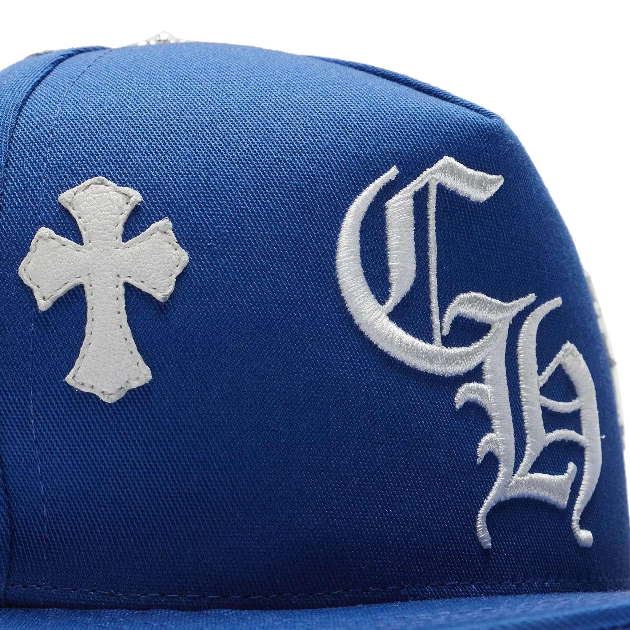 Chrome Hearts Cross Patch Blue Baseball Cap