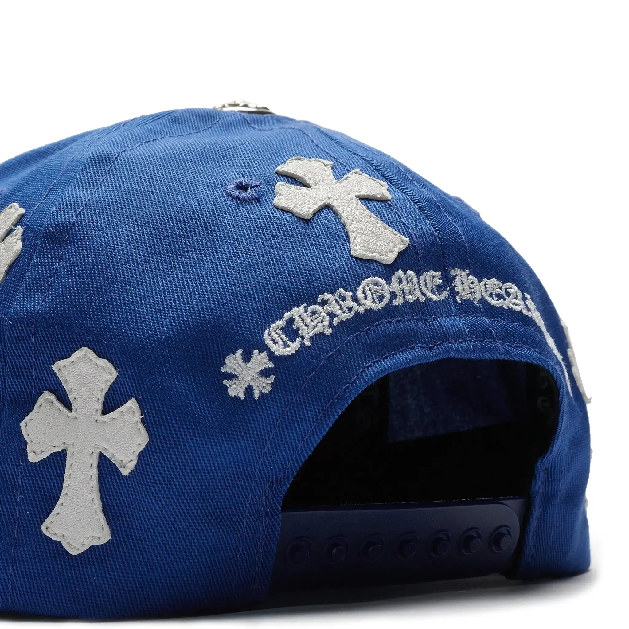Chrome Hearts Cross Patch Blue Baseball Cap