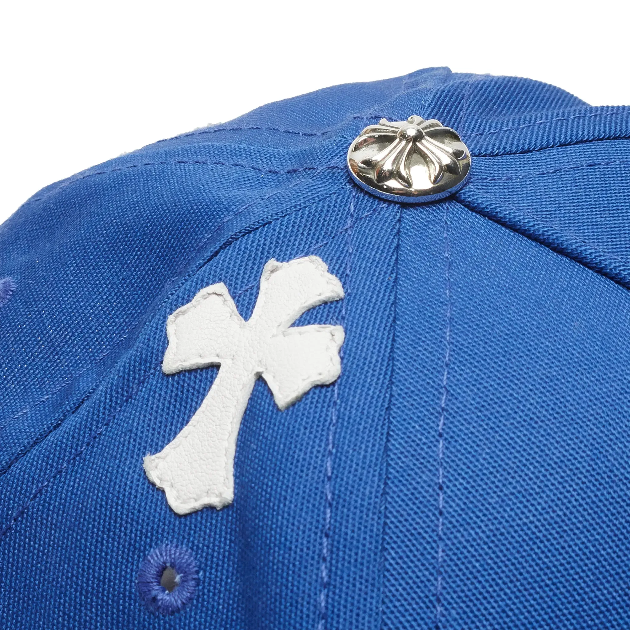 Chrome Hearts Cross Patch Blue Baseball Cap