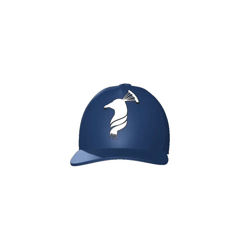 Drip White Logo Baseball Cap