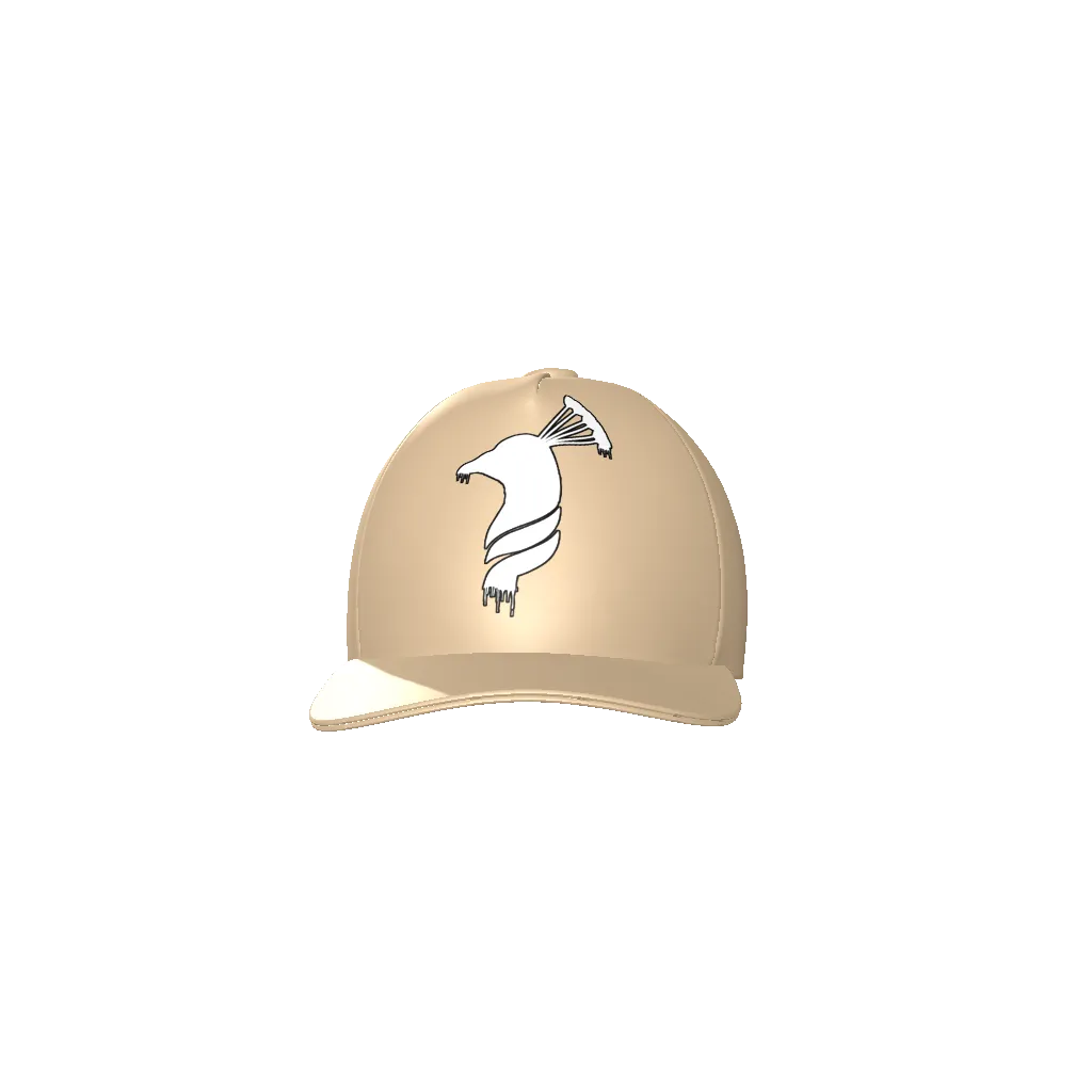 Drip White Logo Baseball Cap