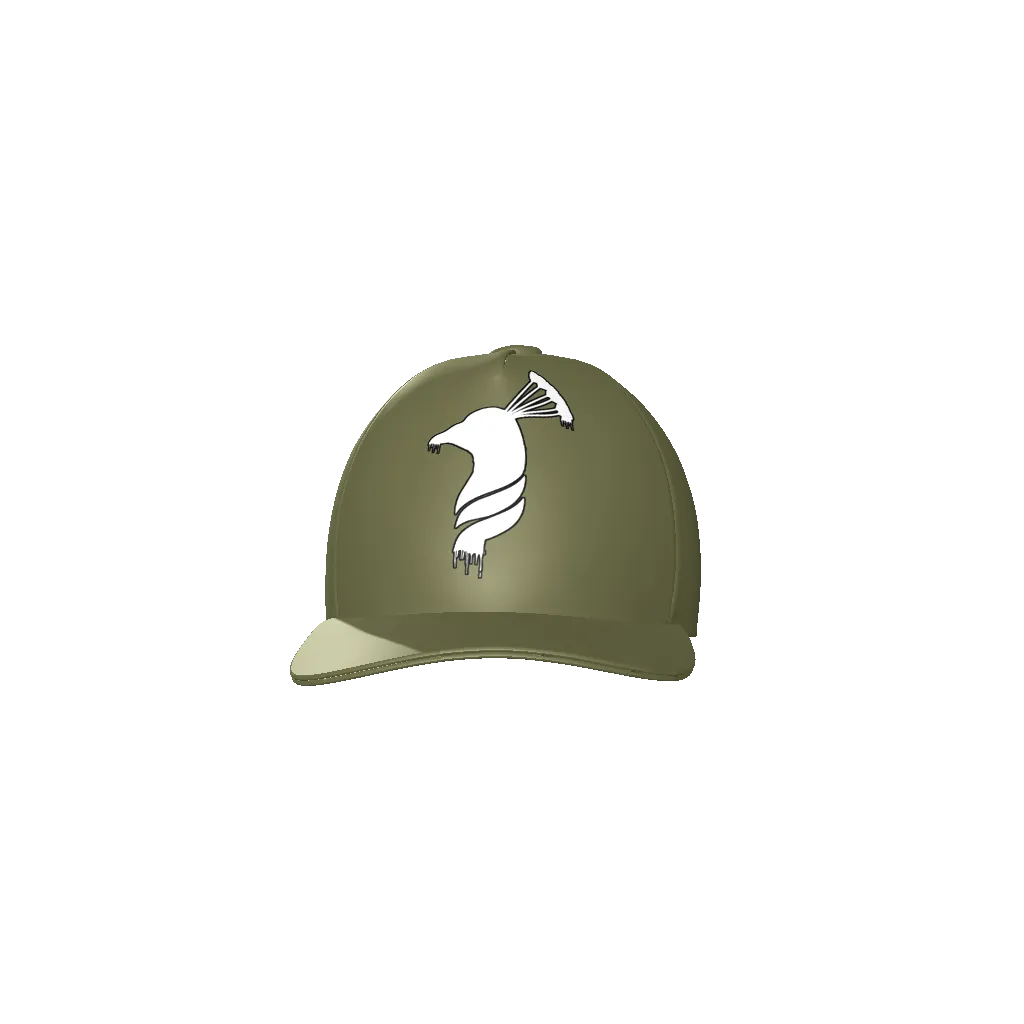 Drip White Logo Baseball Cap
