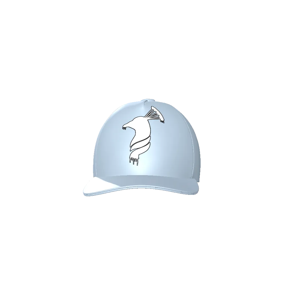 Drip White Logo Baseball Cap