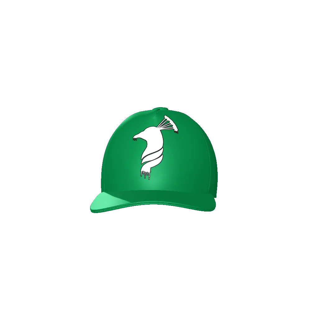 Drip White Logo Baseball Cap