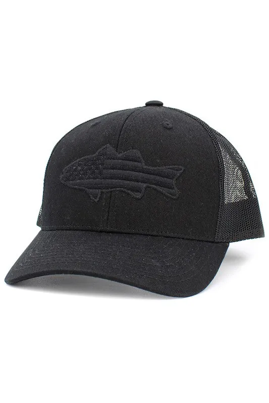 Fish Flag Mesh Back Baseball Cap