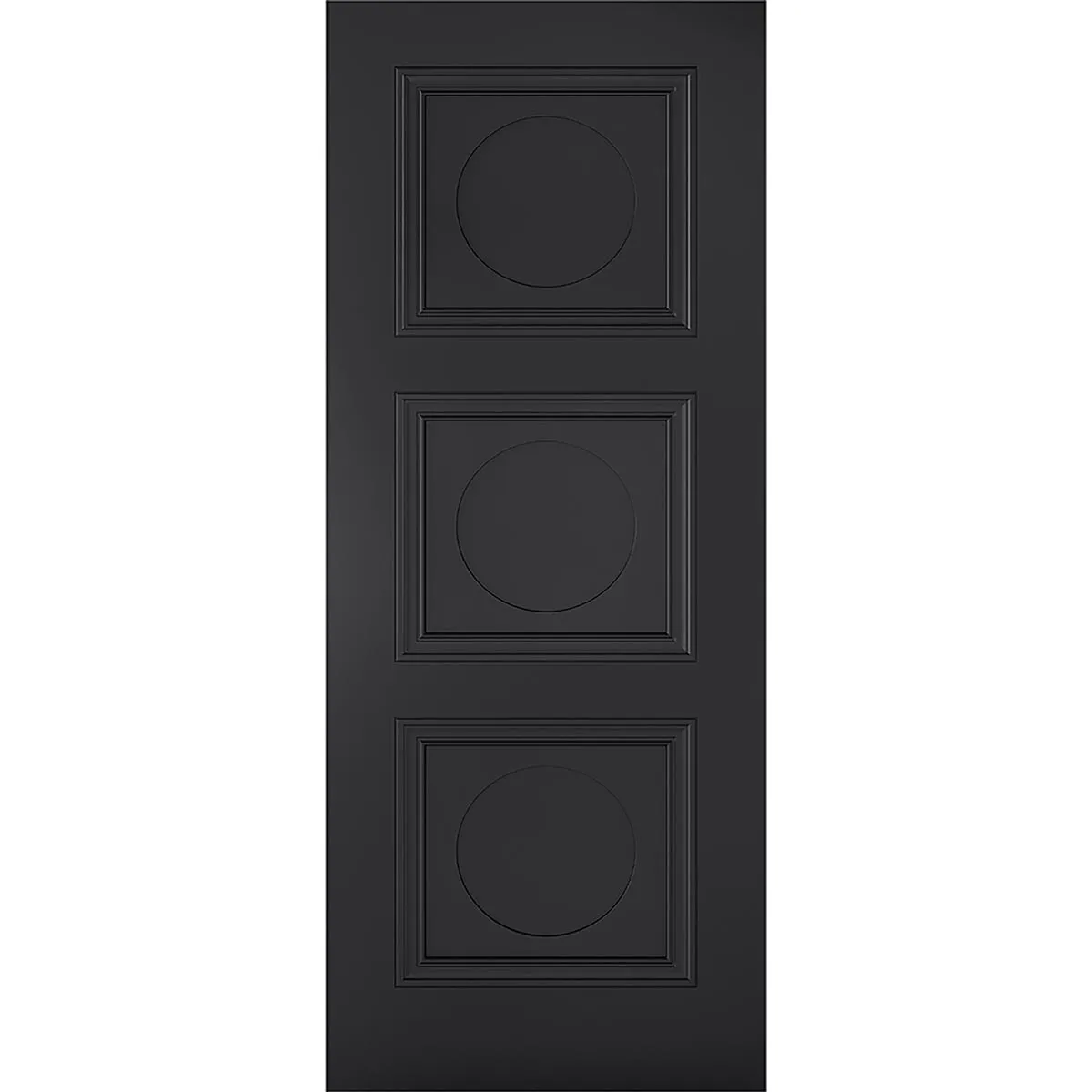Four Folding Doors & Frame Kit - Antwerp 3 Panel 3 1 - Black Primed