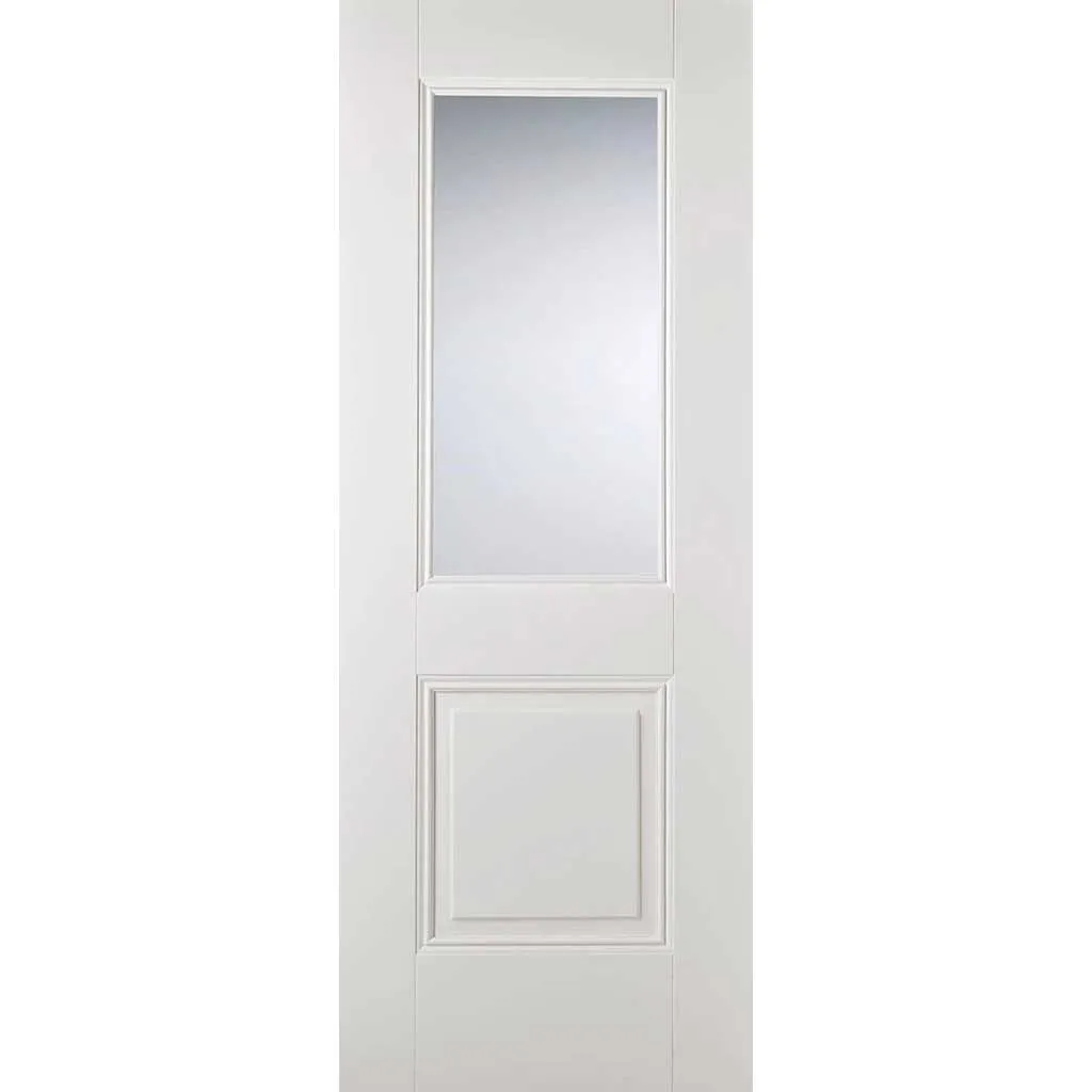 Four Folding Doors & Frame Kit - Arnhem 1 Pane 1 Panel 3 1 - Clear Glass - White Primed