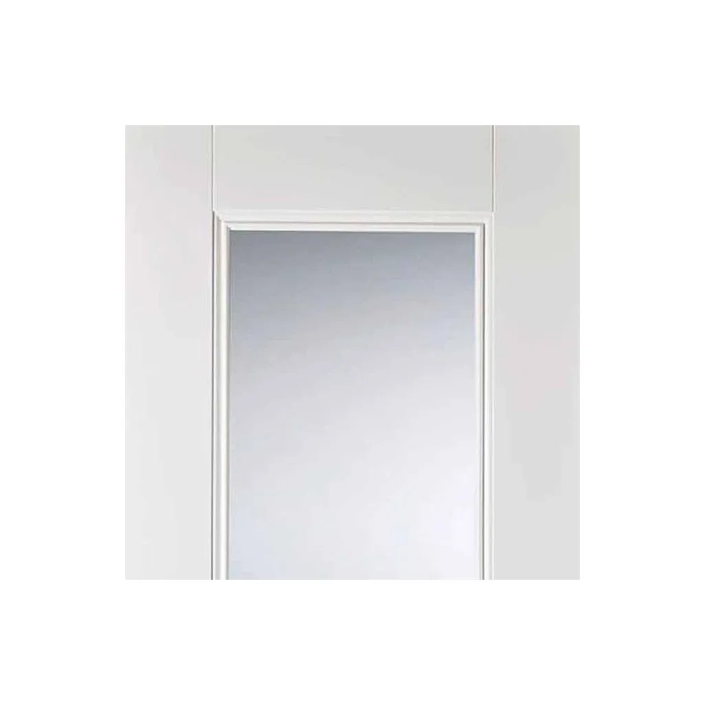 Four Folding Doors & Frame Kit - Arnhem 1 Pane 1 Panel 3 1 - Clear Glass - White Primed