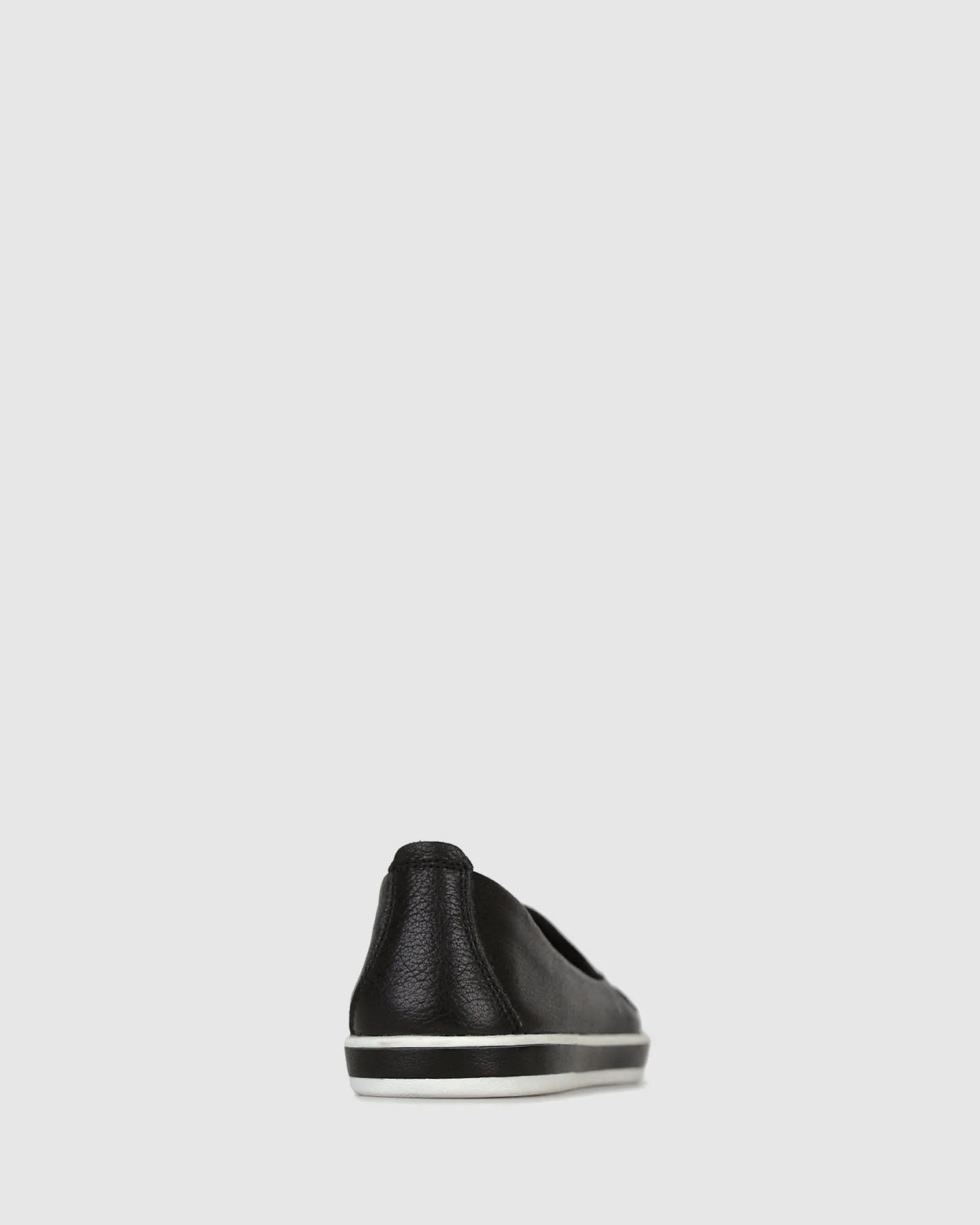 GRAPE Leather Slip On Flats