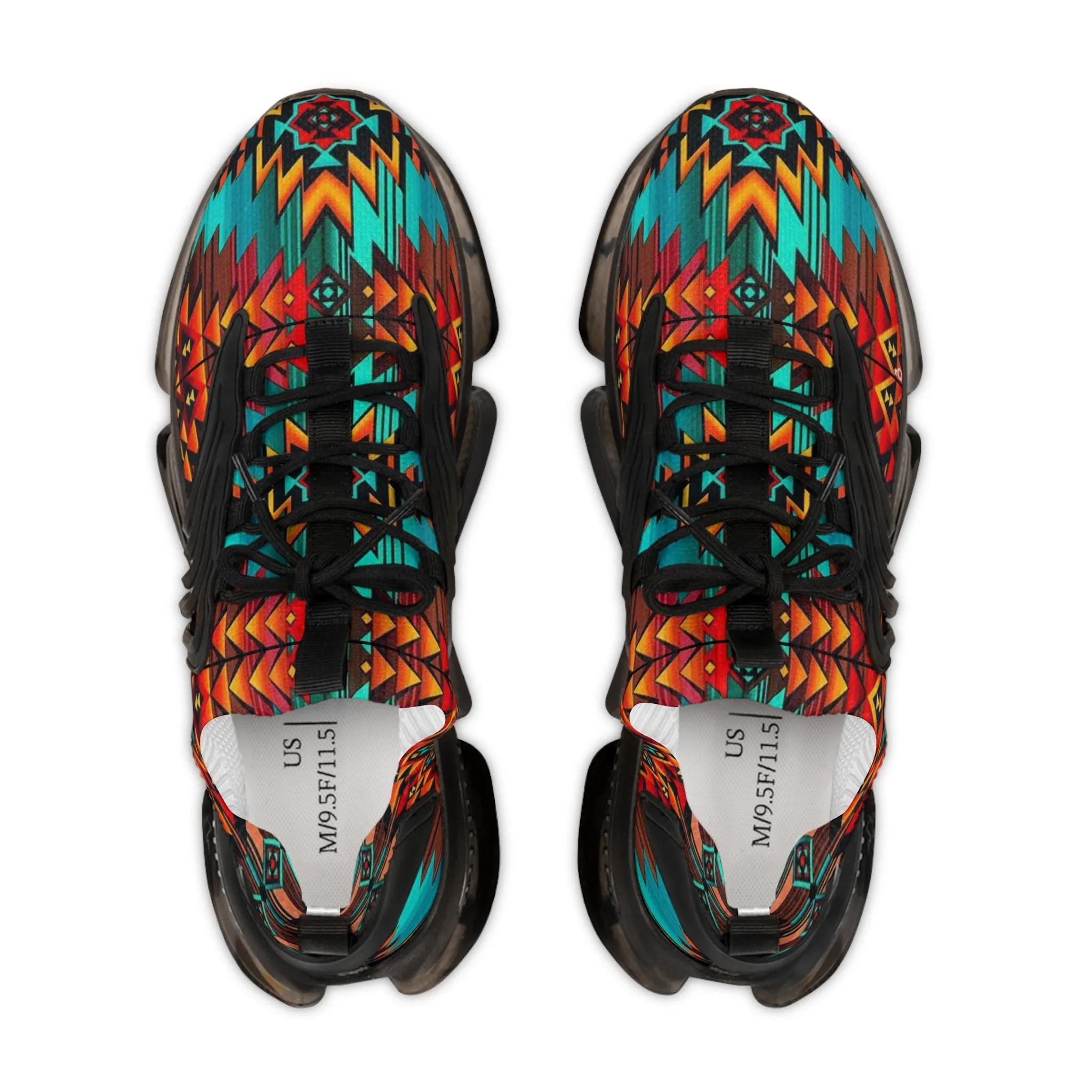 Indigenous print Men's Mesh Sneakers