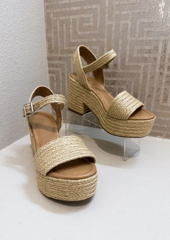 Jute Platform Sandal