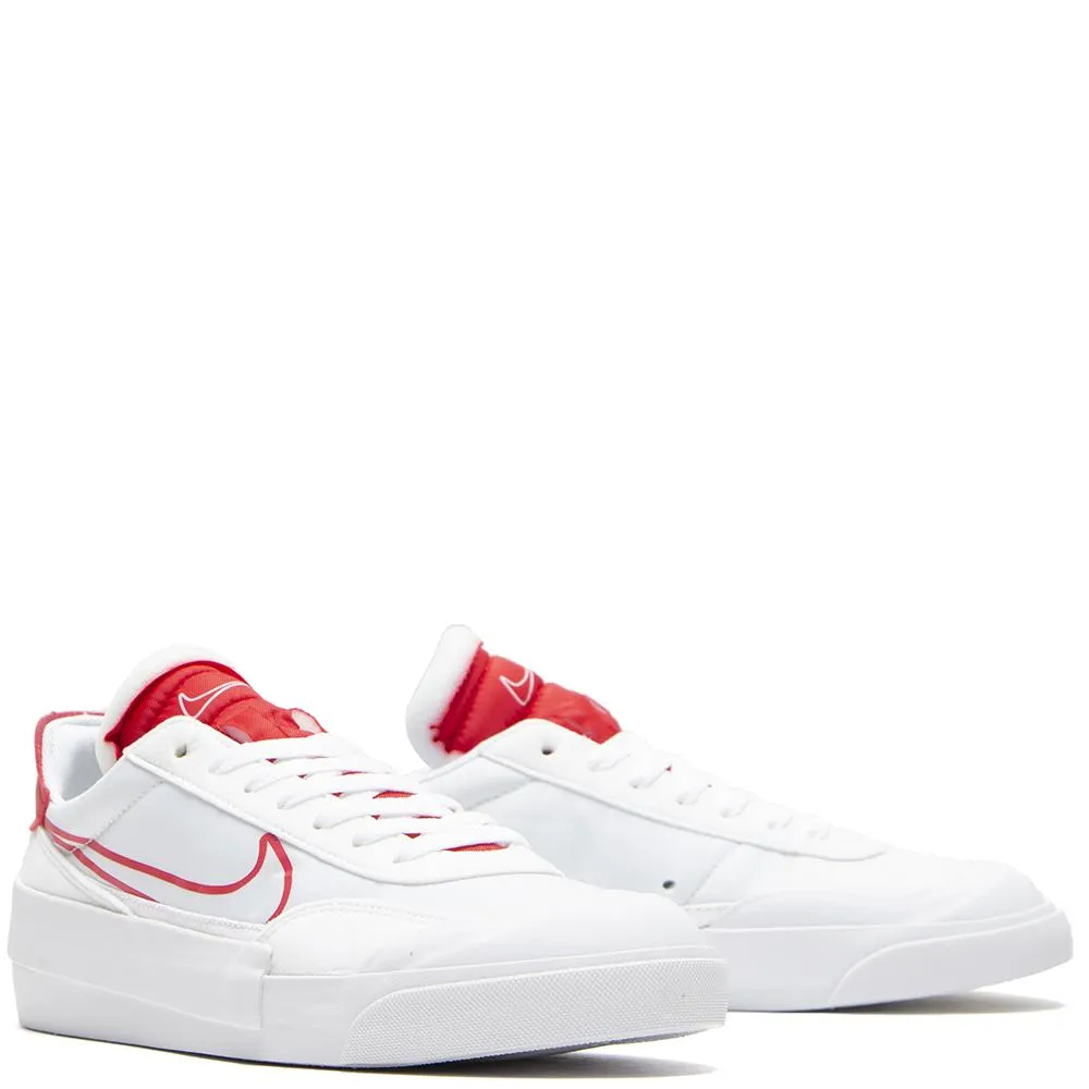 Nike Drop-Type Swoosh White / University Red
