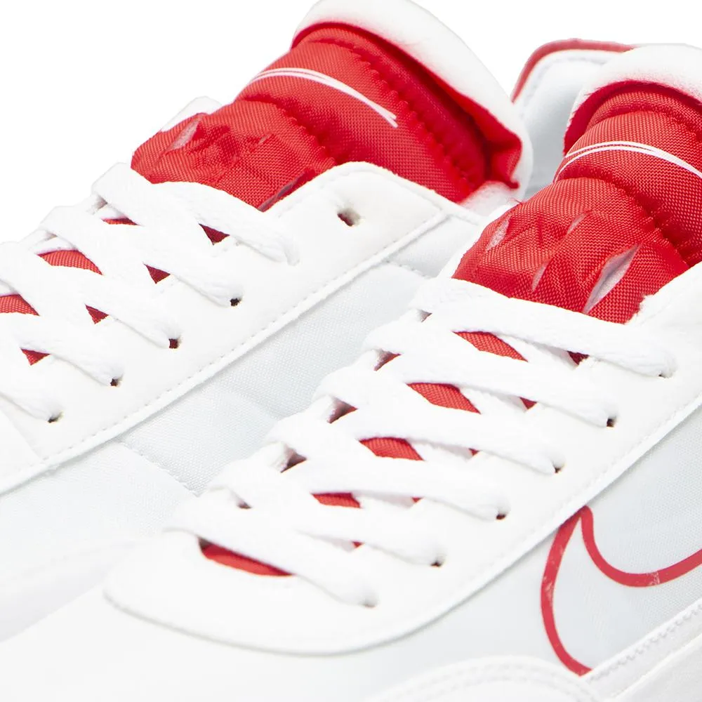 Nike Drop-Type Swoosh White / University Red