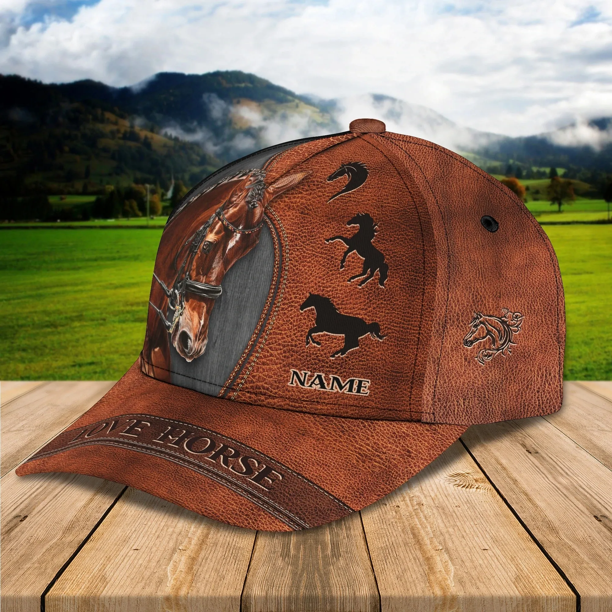 Personalized 3D All Over Printing Baseball Cap Horse, Horse Hat, Nice Unisex Cap For Horse Lovers