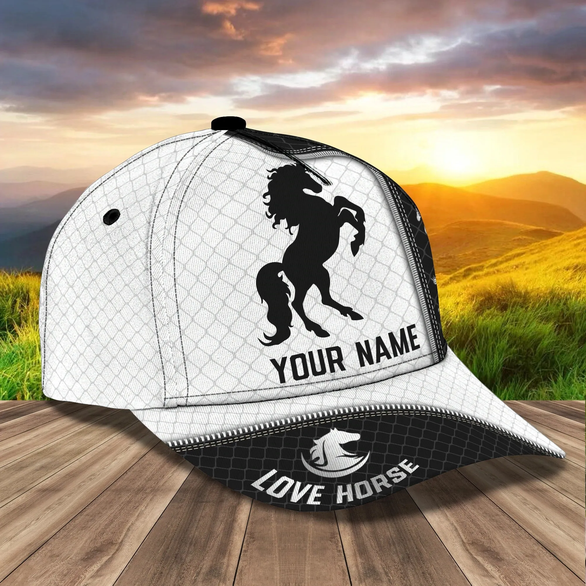 Personalized 3D All Over Printing Baseball Cap Horse, Horse Hat, Nice Unisex Cap For Horse Lovers
