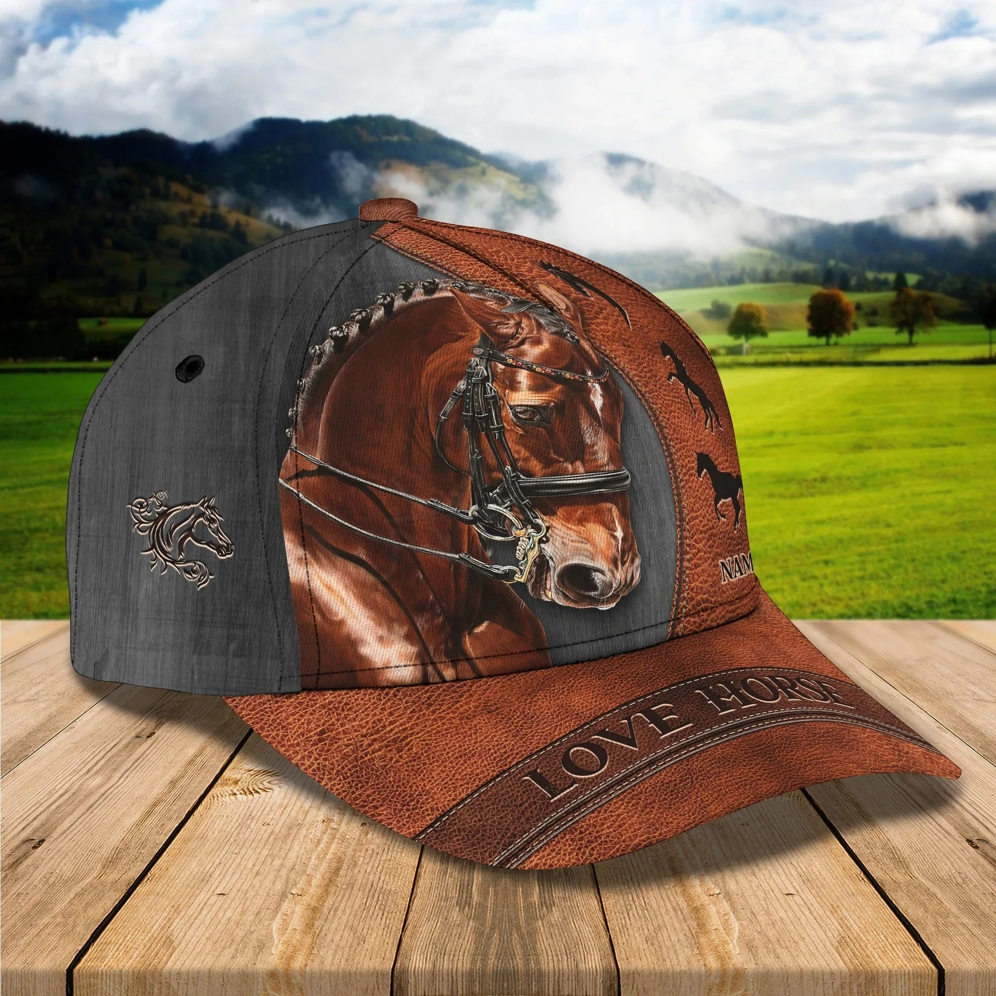 Personalized 3D All Over Printing Baseball Cap Horse, Horse Hat, Nice Unisex Cap For Horse Lovers