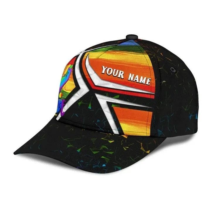 Personalized Lgbt Baseball Cap Hat, Pride Love Wins Lgbt 3D All Over Printing Classic Cap Hat