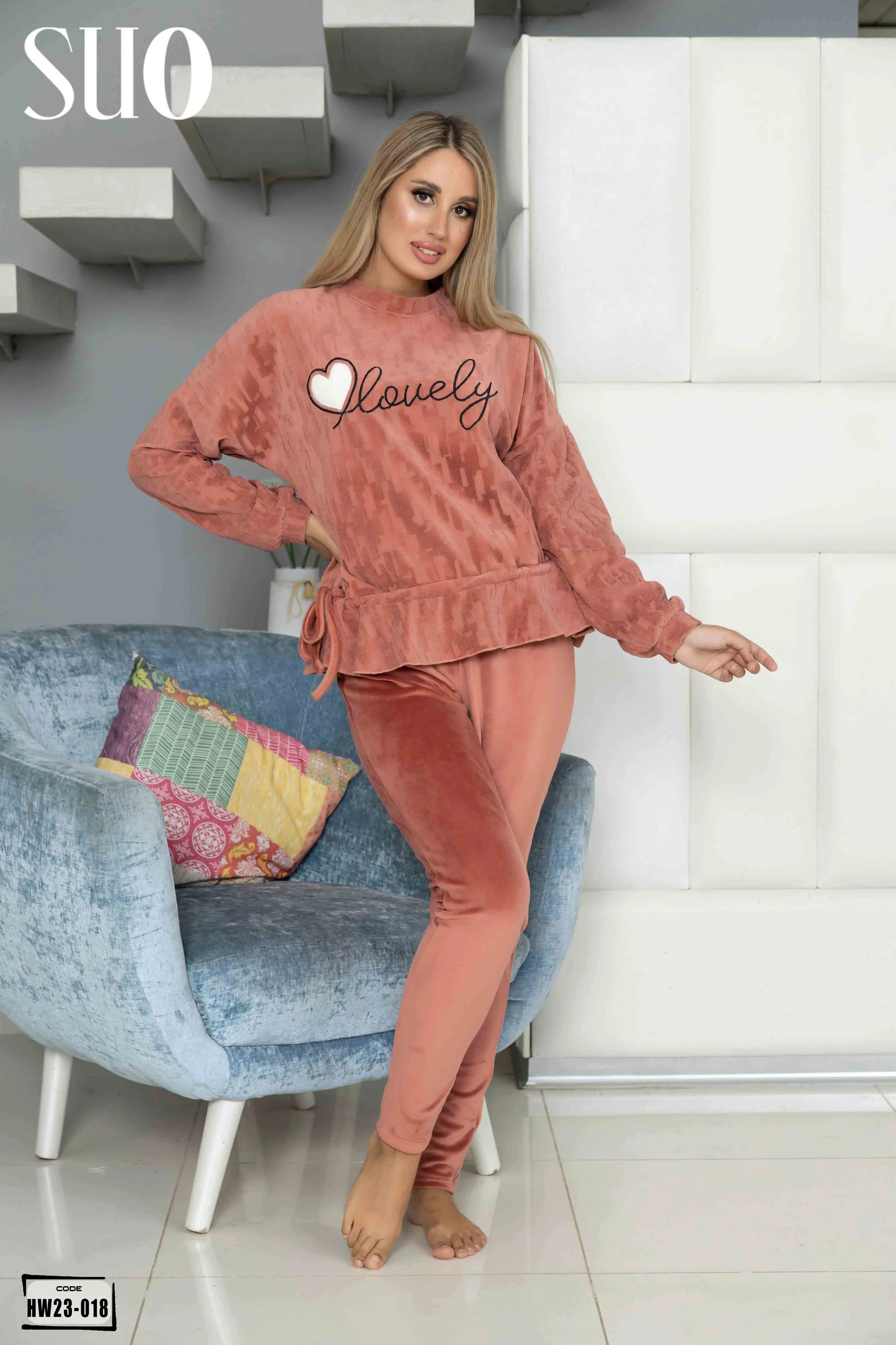 "Lovely" 2 Piece Pijama Set
