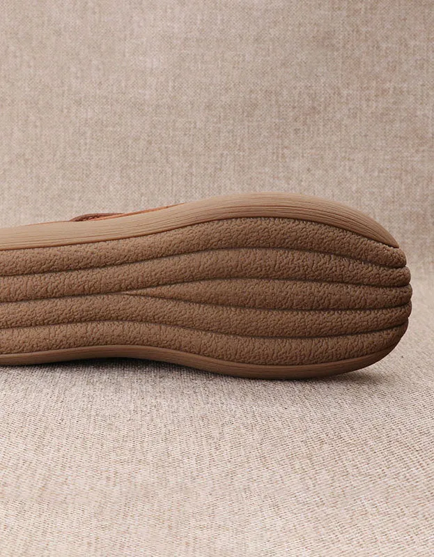 Real Leather Comfortable Soles Flat Shoes for Men 38-44