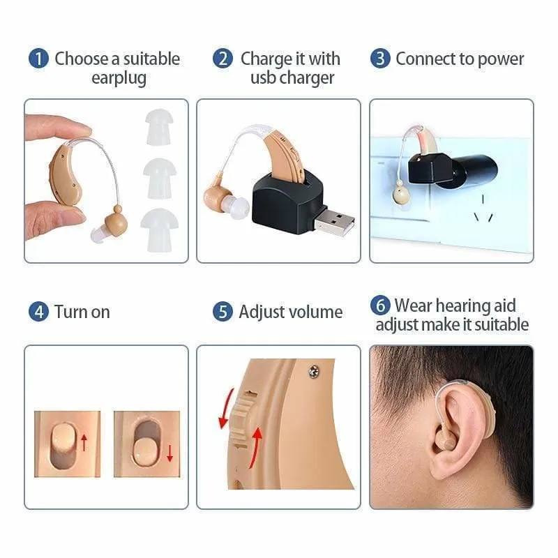 Rechargeable BTE Hearing Aid