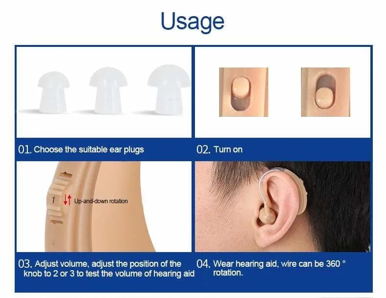 Rechargeable BTE Hearing Aid