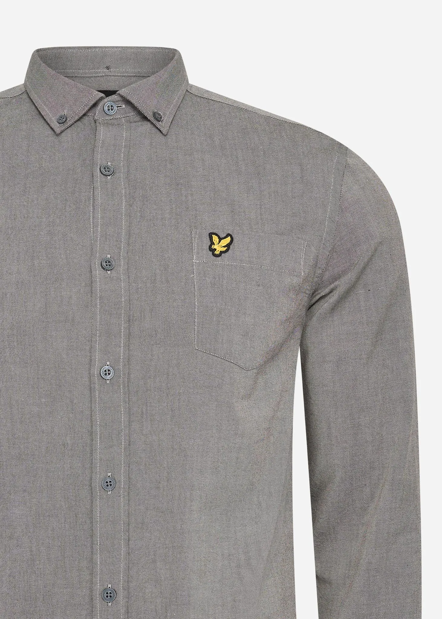 Regular fit light weight oxford shirt - cove mountain moss