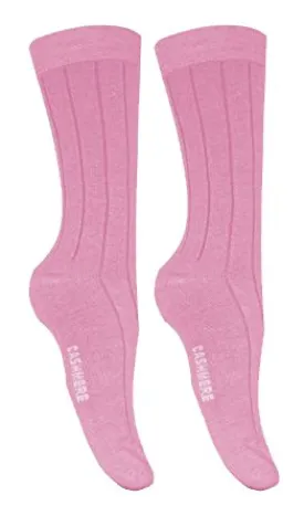 Soft & Warm Comfortable Women's Ribbed Cashmere Wool Socks