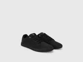 Solid Lace-Up Sneakers