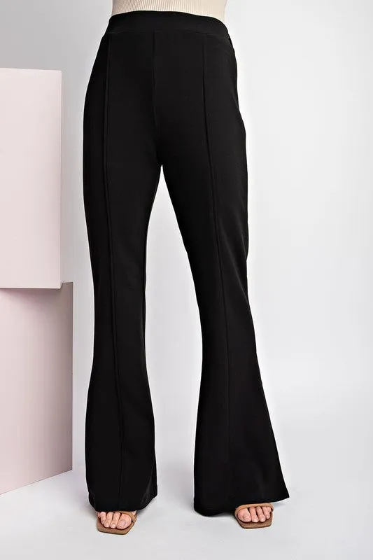 Solid Pants With Side Slit Detail by ee:some