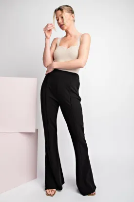 Solid Pants With Side Slit Detail by ee:some