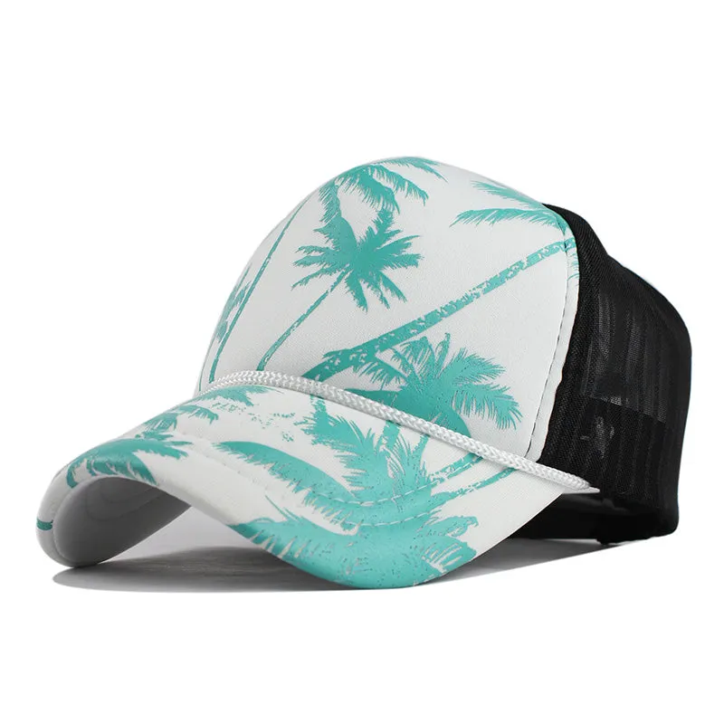 Summer Print Baseball Cap
